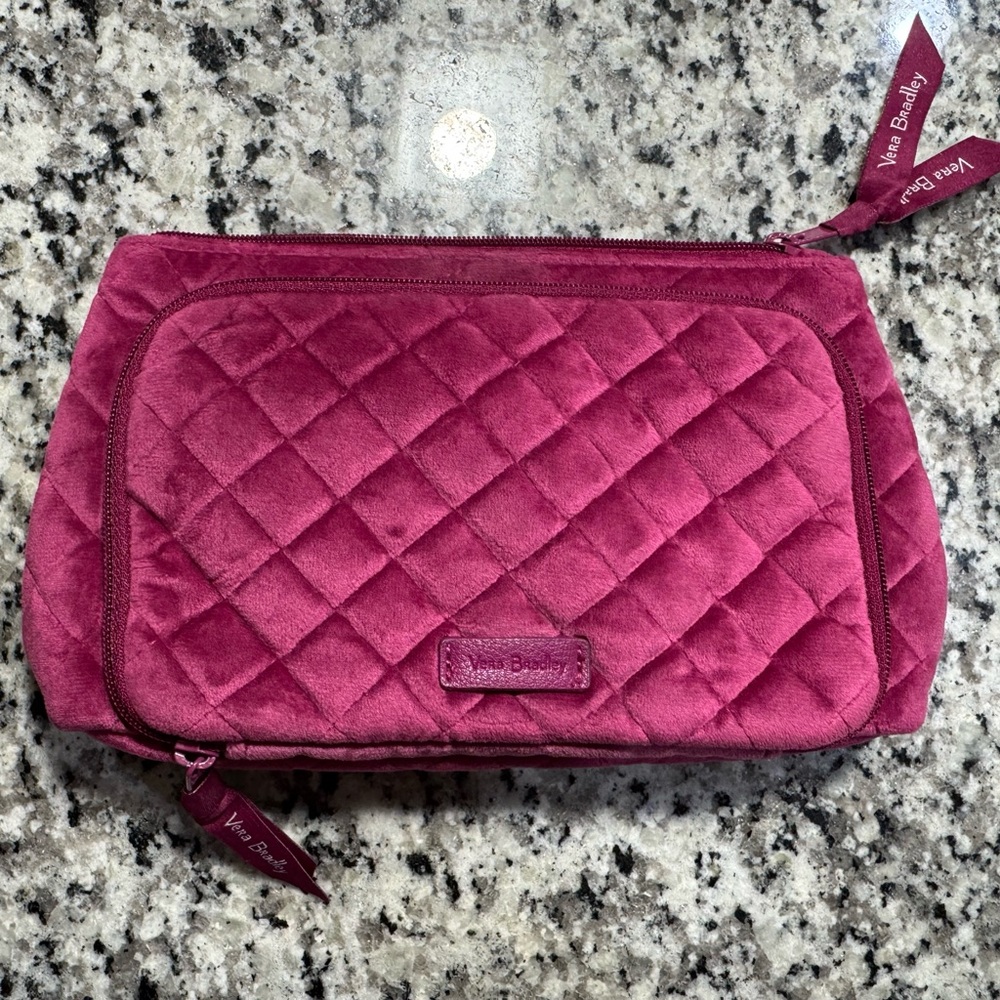 Vera Bradley Pink Quilted cosmetic bag
